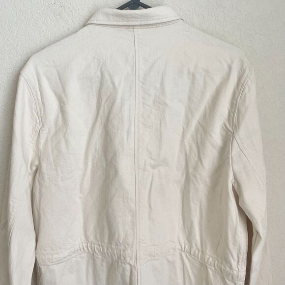 Ted Baker London Mens Summer Utility Jacket Cotton Cream Size 3 - Picture 6 of 11